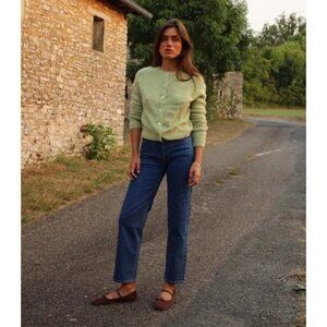 💕DOEN💕 Diana Crop Jean ~ Rousseau Wash 31 NWT